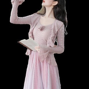 新品姐姐a参加弟弟的婚礼女装秋季连衣裙伴娘服礼服见家长穿搭温