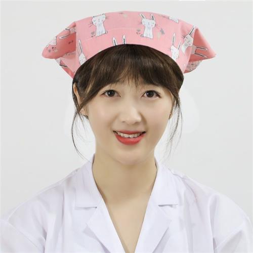 极速韩式厨房防油烟m帽子包头巾厨师帽饭厅卫生帽服务员家用工作