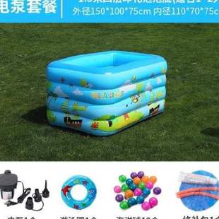 小孩子游泳池家用兒童新生兒塑N料超大室外簡易浴缸 極速飾頁