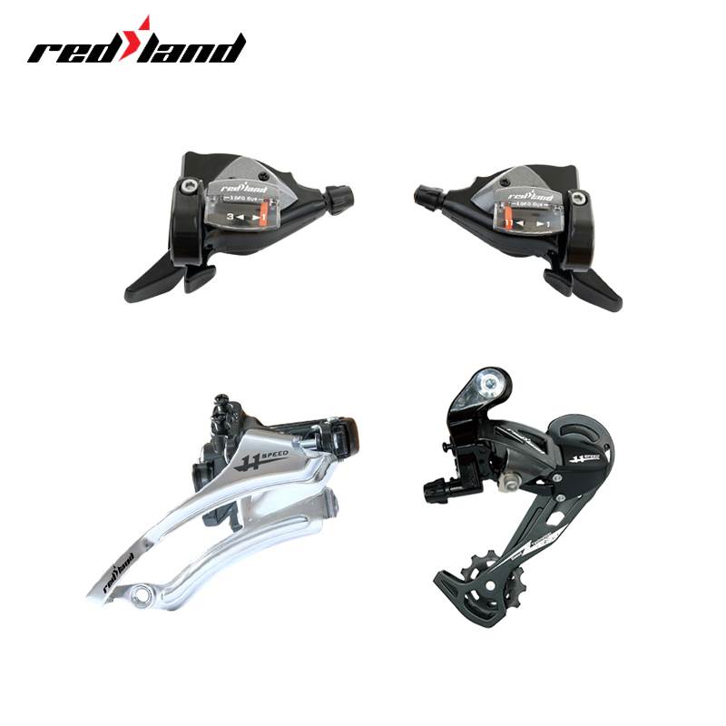 极速山地车变速g拨链器公路自行车指拨套件9 10 11速后拨配件27 3