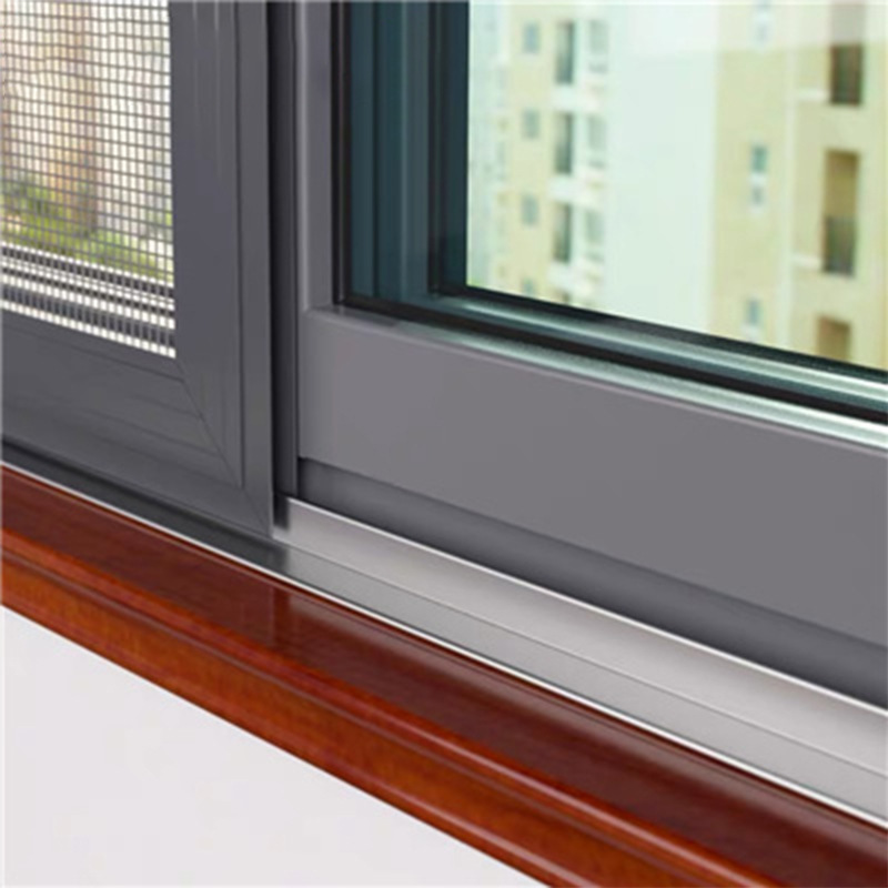 极速销铝业门窗铝挤型材料框架断C桥铝门窗型材材料工业铝合金型