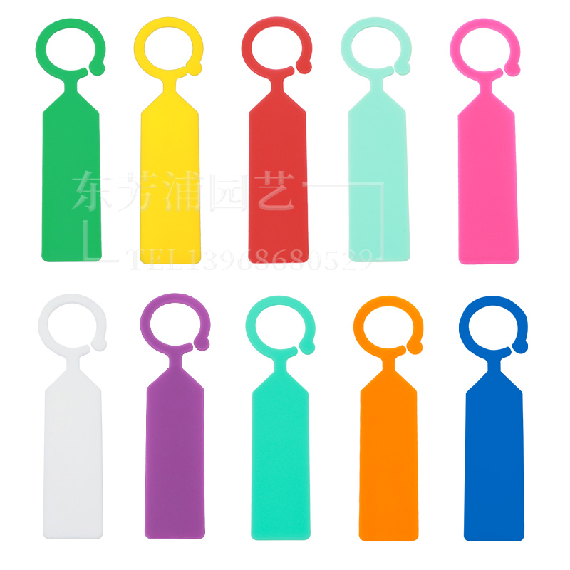 极速园艺标签环扣加厚塑料v防水苗木花卉葡萄西瓜果树植物品种标