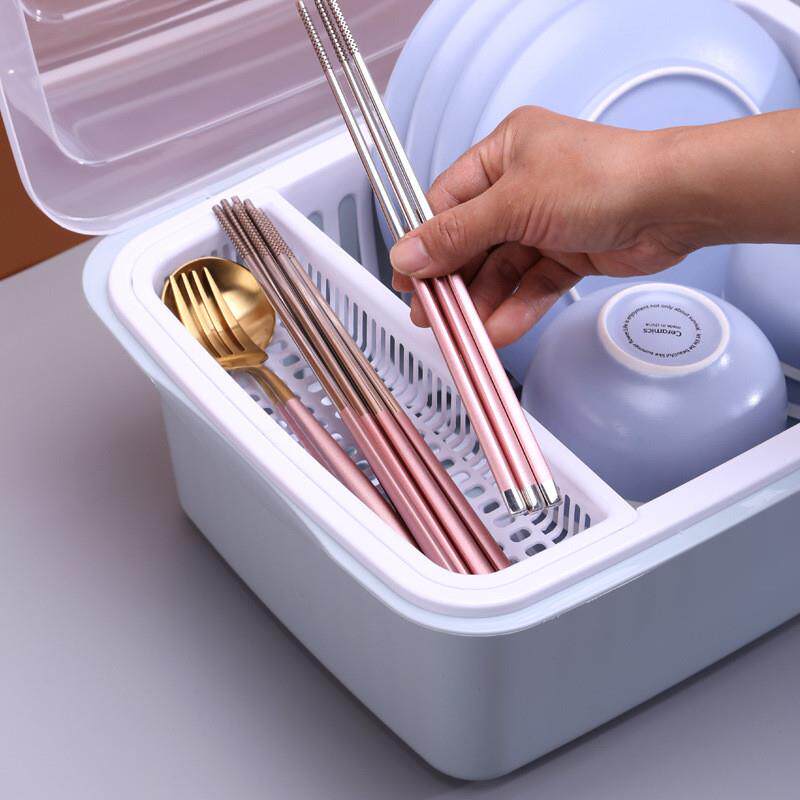 新品2023新款66o8厨房碗盘柜塑料碗架沥水架放碗筷碗碟餐具收纳盒