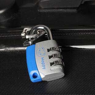 新品奥本 卡通挂锁 可爱挂锁 金属迷你小锁密码锁HAPPYZ迷你密码