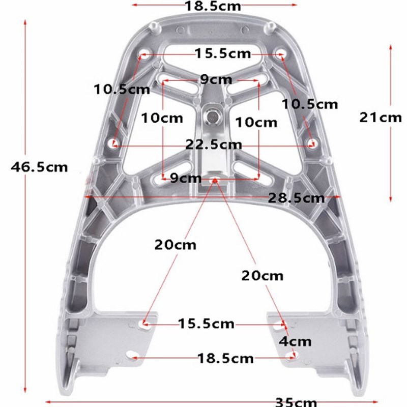 极速九号m9e5c后尾架m85c电动车货架m80c加装后备箱改装尾箱架外