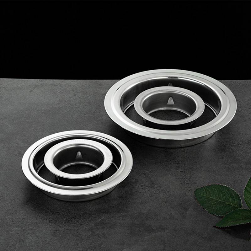 极速不锈钢空调孔装饰盖热水器排烟管道装饰N圈封堵盖遮丑帽墙洞