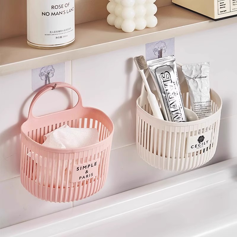 厨房葱姜蒜收纳筐壁挂式