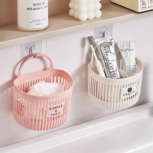 厨房葱姜蒜收纳筐壁挂式