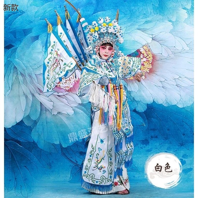 极速京剧戏曲g服装戏服穆桂英服装电女靠女将扈三娘武旦刀马旦演