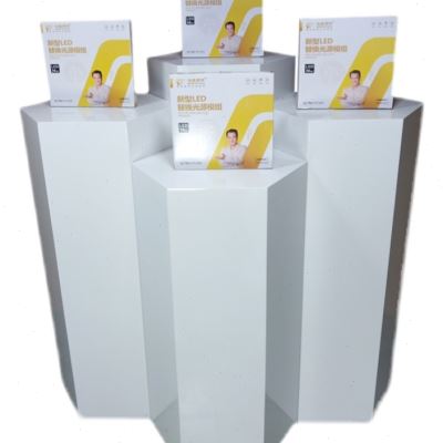 极速六边形发f光展示台烤漆展台产品展示柜净水器模型展柜智能锁