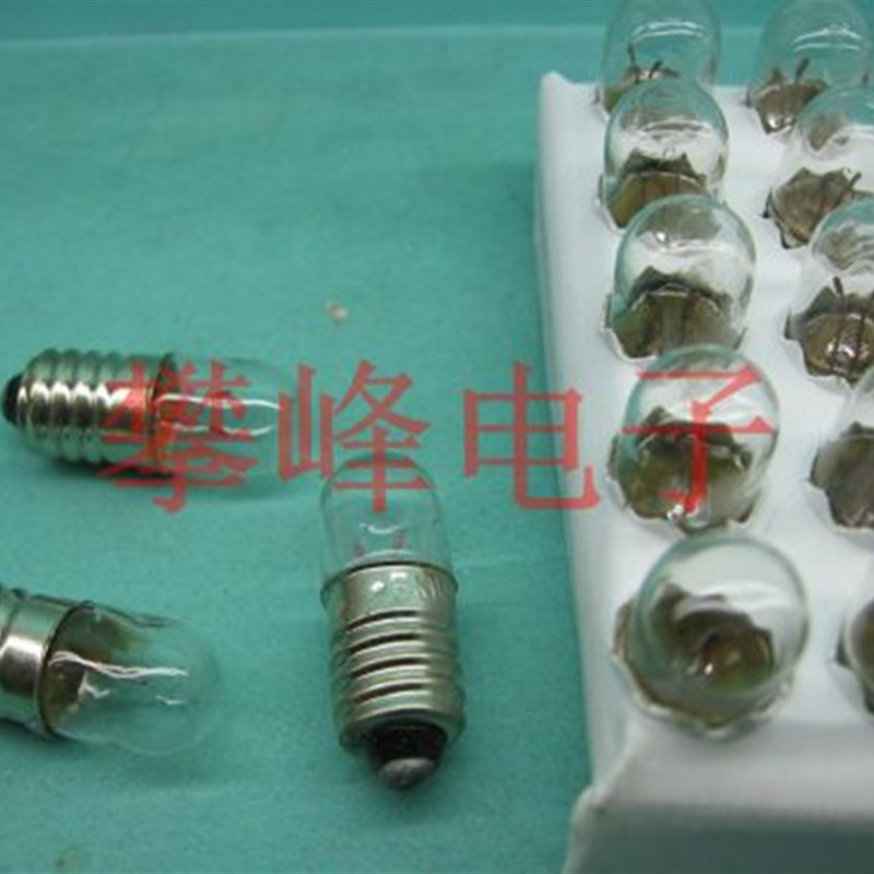极速按钮卡口指示灯珠螺口信号小灯泡6.3V12V24V30V36V1.5Ww2w3w5