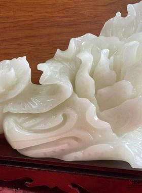 极速天然白玉白菜摆m件百财客厅玄关书柜酒柜办公桌装饰工艺品开