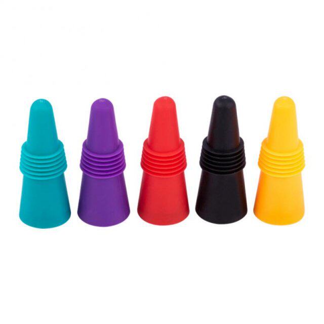极速6 Colors Silicone Wine Bottle Cap Leak Proof Champa.gne