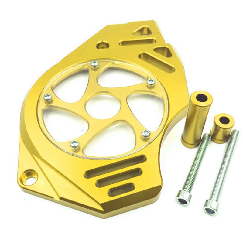 极速适用川崎VERSYS65r0ER6NER4F异兽650改装前齿轮罩链条盖保护