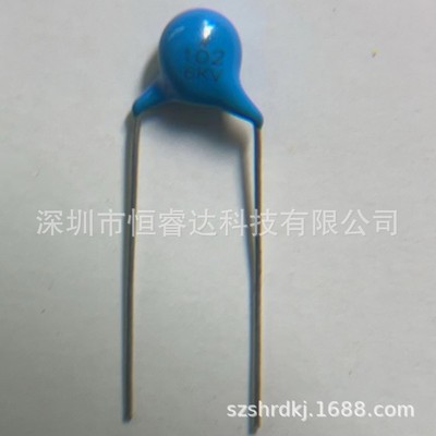 全系列插件高压瓷片电容5KV102 1NF 5000V 1000P P=10MM