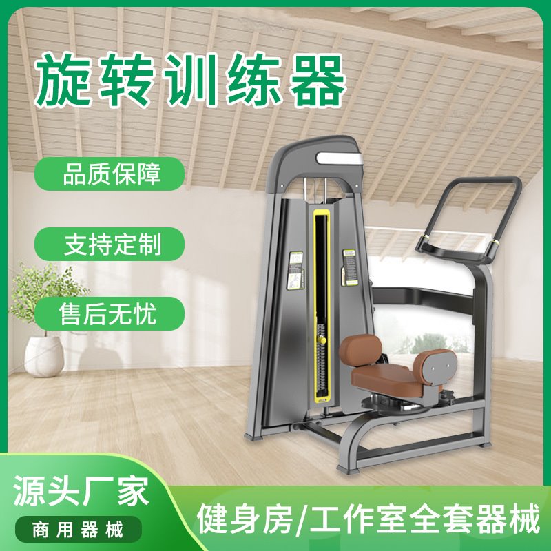 新款豪华健身房俱乐部  健身器材坐式躯干旋转训练机 现货运动
