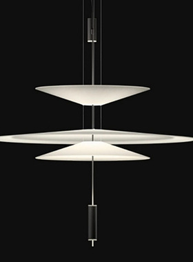 北欧后现代吊灯大气轻奢餐厅艺术展厅酒店样板房客厅多层飞碟伞灯