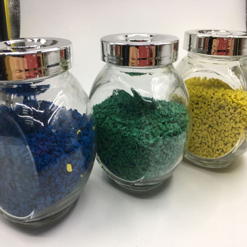 塑胶地面材料 透气型塑胶跑道颗粒epdm塑胶颗粒厂家 EPDM橡胶颗粒