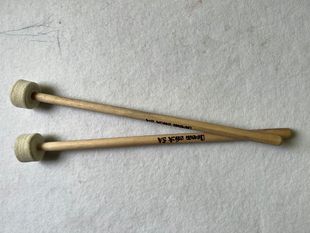 打击乐白色毛毡头木质定音鼓敲锤 行进鼓鼓棒军鼓鼓槌