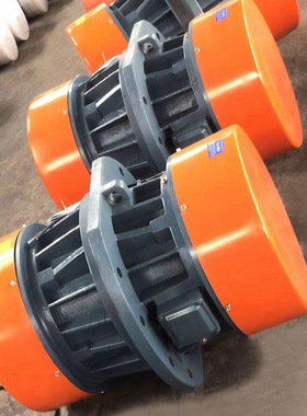 VBCB侧板振动电机380v三相异步脱水筛圆振筛破碎机法兰激振器马达