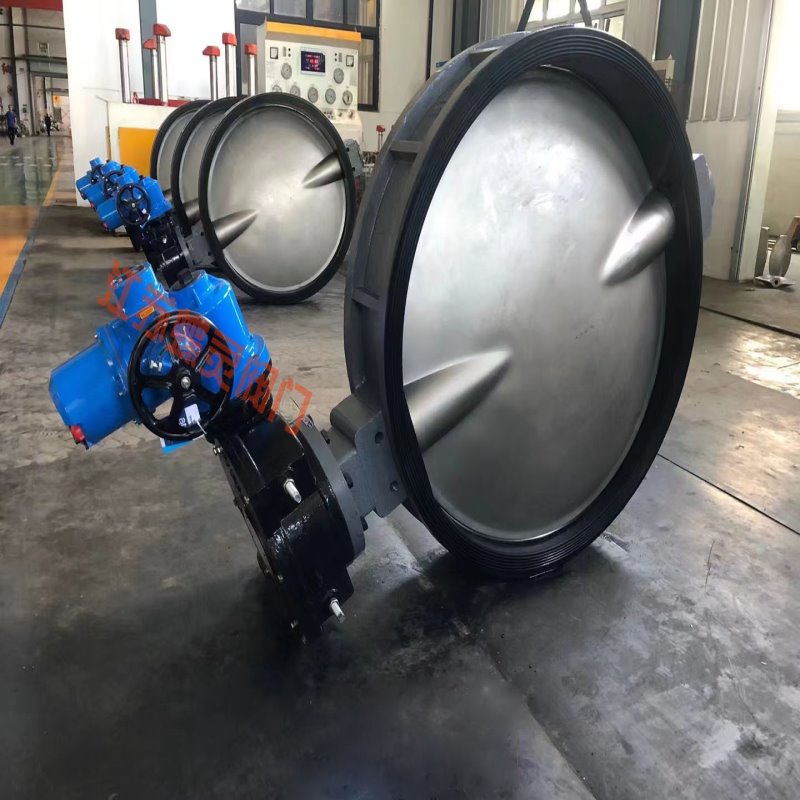 电动蝶阀 DN400软密封蝶阀 软密封电动对夹蝶阀D971X-16Q/16C