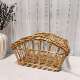 日系家居收纳杂物筐手工编织柳编镂空收纳筐桌面置物收纳篮