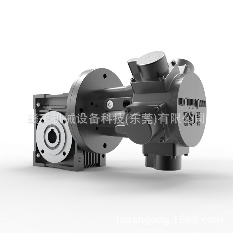 工业级低速大扭矩气动减速马达 气动马达搭配减速机 减速比可选图片