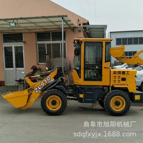 ZL910小型轮式装载机 工程柴油四驱小铲车 单缸25马力四轮铲土机