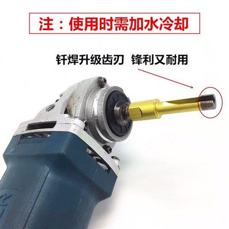 速发大理石干专用材角磨机玻璃瓷砖瓷打磨光机手磨花岗岩开孔器全