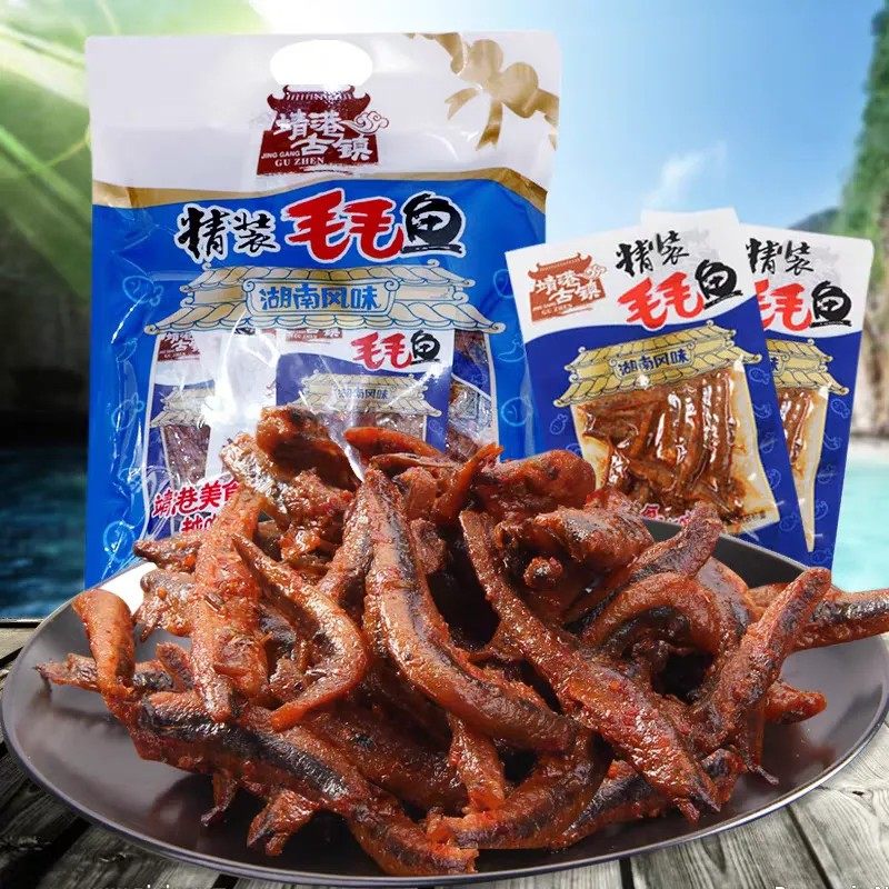 【整箱】湖南长沙特产靖港古镇毛毛鱼香辣小鱼仔 300g*12包/箱,包装,礼品盒,淘宝优惠券,粉丝福利购,淘宝优惠卷