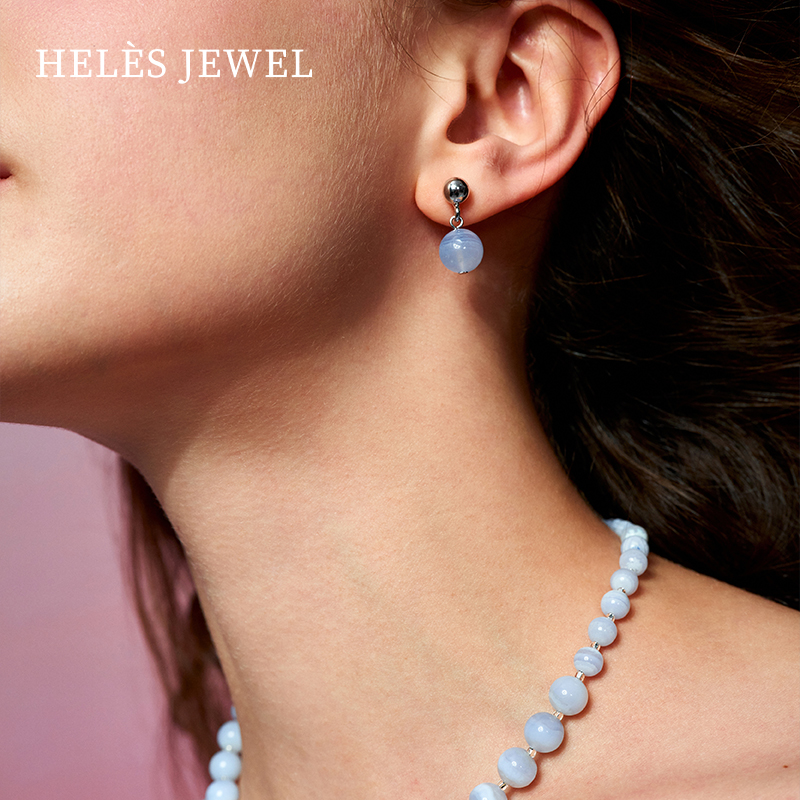 耳环HELESJEWEL天然玛瑙女
