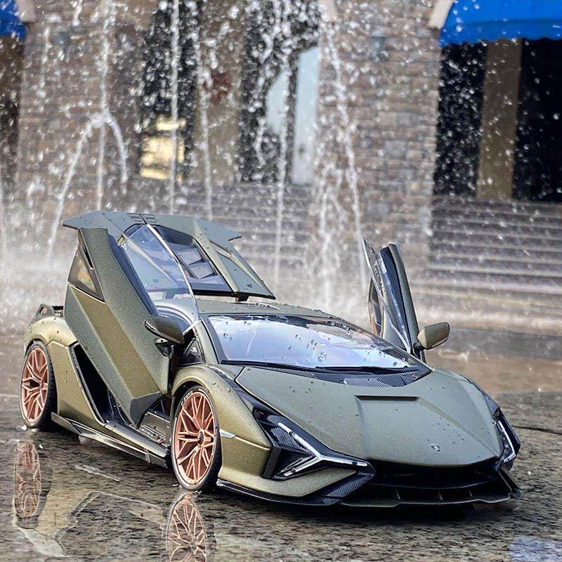 比美高1:18兰博基尼闪电超跑汽车模型原厂仿真合金成人收藏玩具车