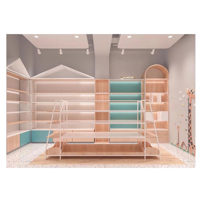 速发母婴店货架展示柜儿童玩具店货柜货架展示架多功能柜