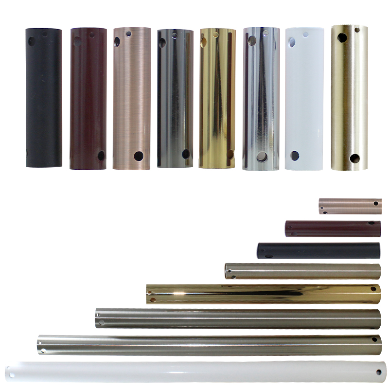 风扇灯加长吊杆子连接延长专用配件加厚不锈钢铁通用隐形风扇吊灯