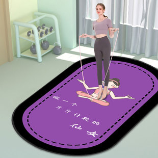 加厚隔音减震专业瑜珈垫女生塑形专用体操垫家用健身垫防滑瑜珈垫
