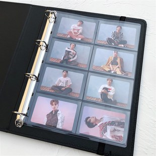 专辑小卡收纳册明星徽章r追星明信片书签应援签名照活页收藏册定