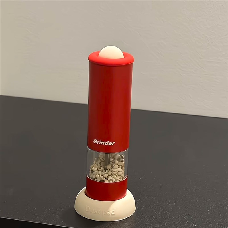 厨房好物电动胡椒研磨器厨房海盐调料瓶罐盒家用黑X胡椒粒研磨器