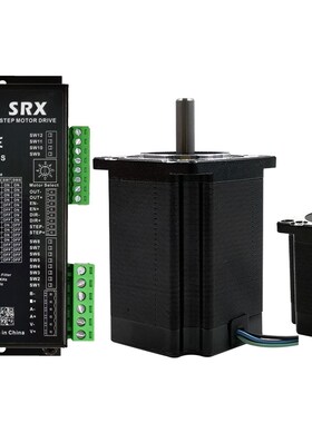 Moons鸣志28/42/57步进电机套装直流马达AM23HSA4B0-03+SR驱动