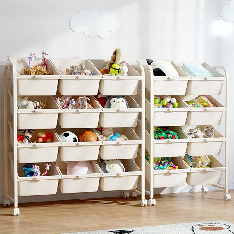 儿童玩具收纳架移动宝宝置物玩具架分类整理箱多层家用储物柜铁艺,住宅家具,儿童储物架/收纳架,淘宝优惠券,粉丝福利购,淘宝优惠卷