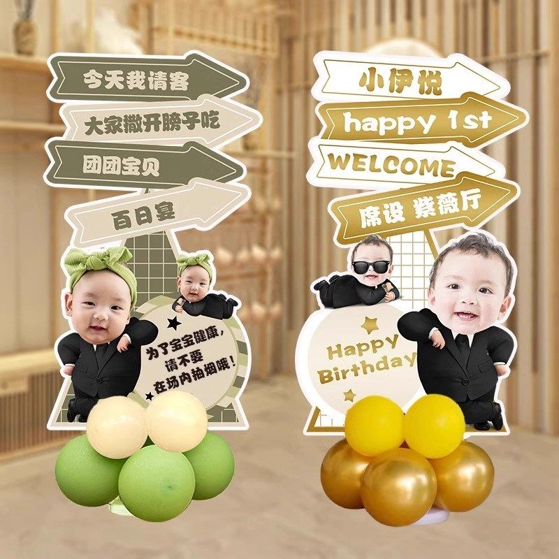 宝宝周岁迎宾牌布置男孩生日KT板装饰百天大头卡通百日宴吃好喝好,节庆用品/礼品,装扮布置套餐,淘宝优惠券,粉丝福利购,淘宝优惠卷
