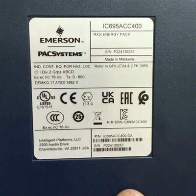 爱默生IC695ACC400,,所示,者议价