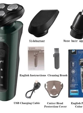 Electric Shavers for Men Waterproof Electric Trimmer Razor W
