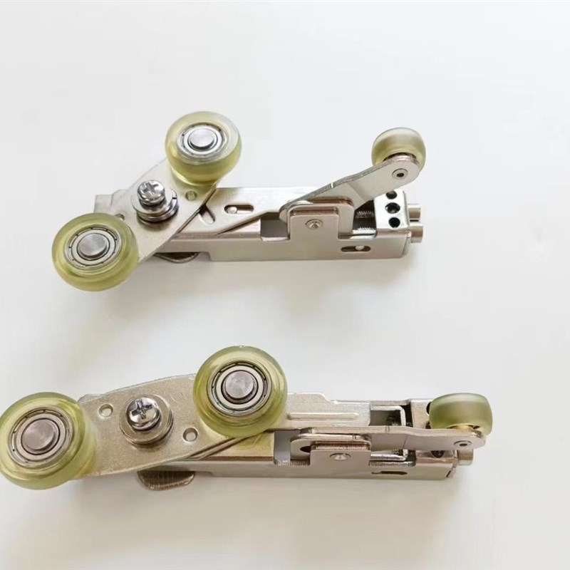 极窄推拉门防台风防翘头防跳上定位顶轮厨房阳U台玻璃门窗配件