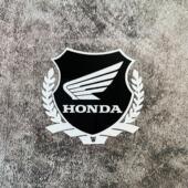 适用于本田摩托车反光贴纸改装 HRC头盔贴纸 Honda翅膀车标CBR