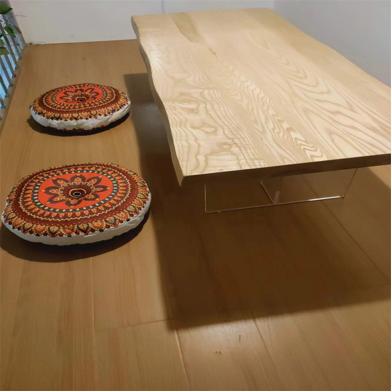 实木板桌面老榆木板松木板整张长方形定制吧台餐桌会议桌木板材料