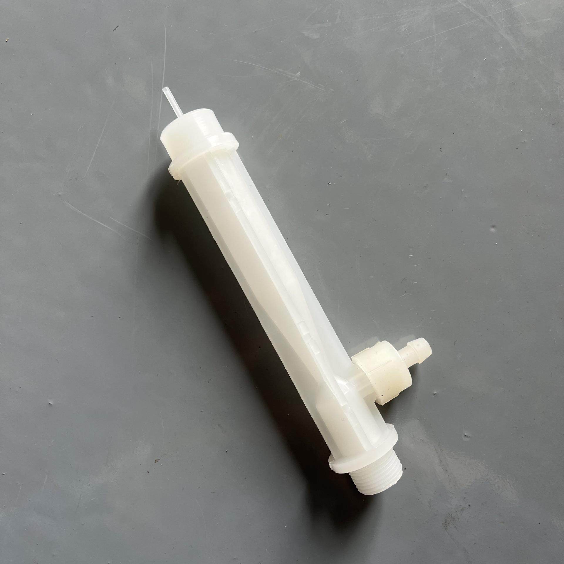 文丘里射流器pvdf氟塑料臭氧水射器配件专用纯水杀菌消毒气液混合