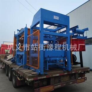 4-25空心制砖机生产线混凝土砌块打砖机生产设备路沿石生产机