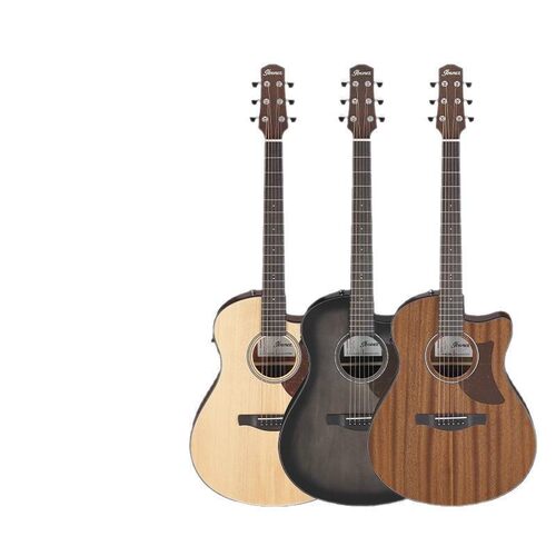 Ibanez依班娜AAM系列24年新款民谣吉他木吉他入门进阶