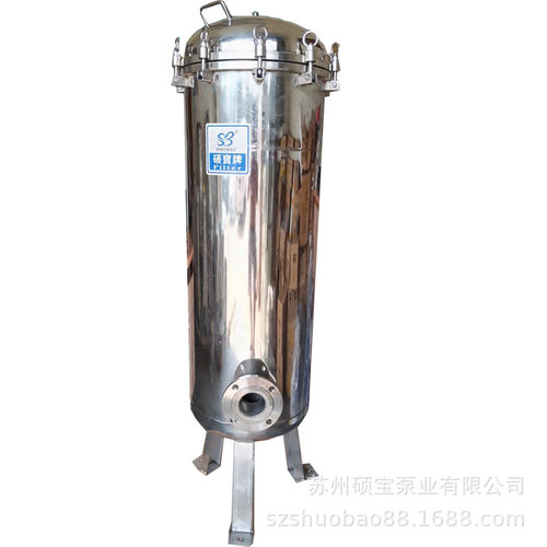 不锈钢精密过滤器GF-3018 双袋式2号袋过滤桶 SUS304过滤器