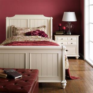 法式单人床儿童床1.2米1.5米公主床美式乡村实木白色复古女孩床